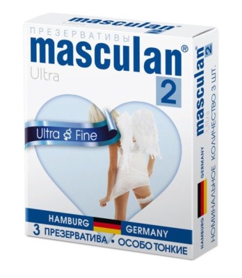 Особо тонкие презервативы Masculan Ultra Fine - 3 шт.