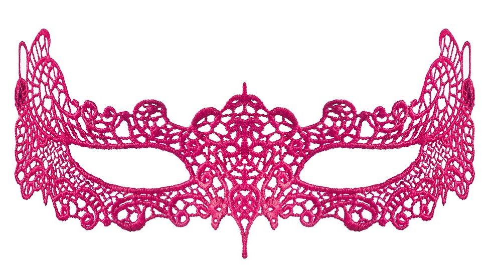 Ажурная маска с чуть приподнятыми краями