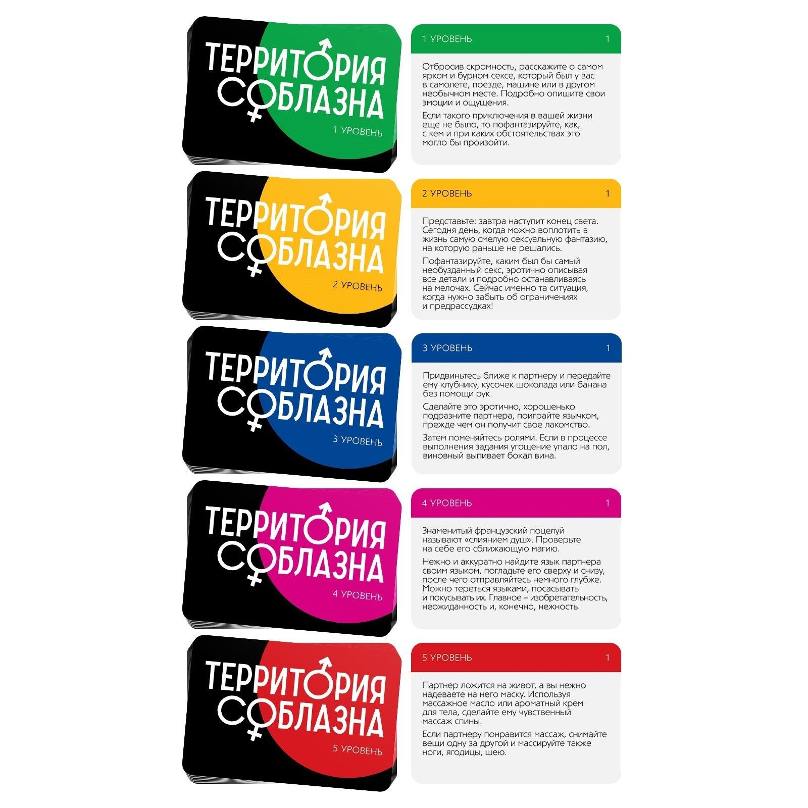 Игра с карточками  Территория соблазна. Искушение страстью