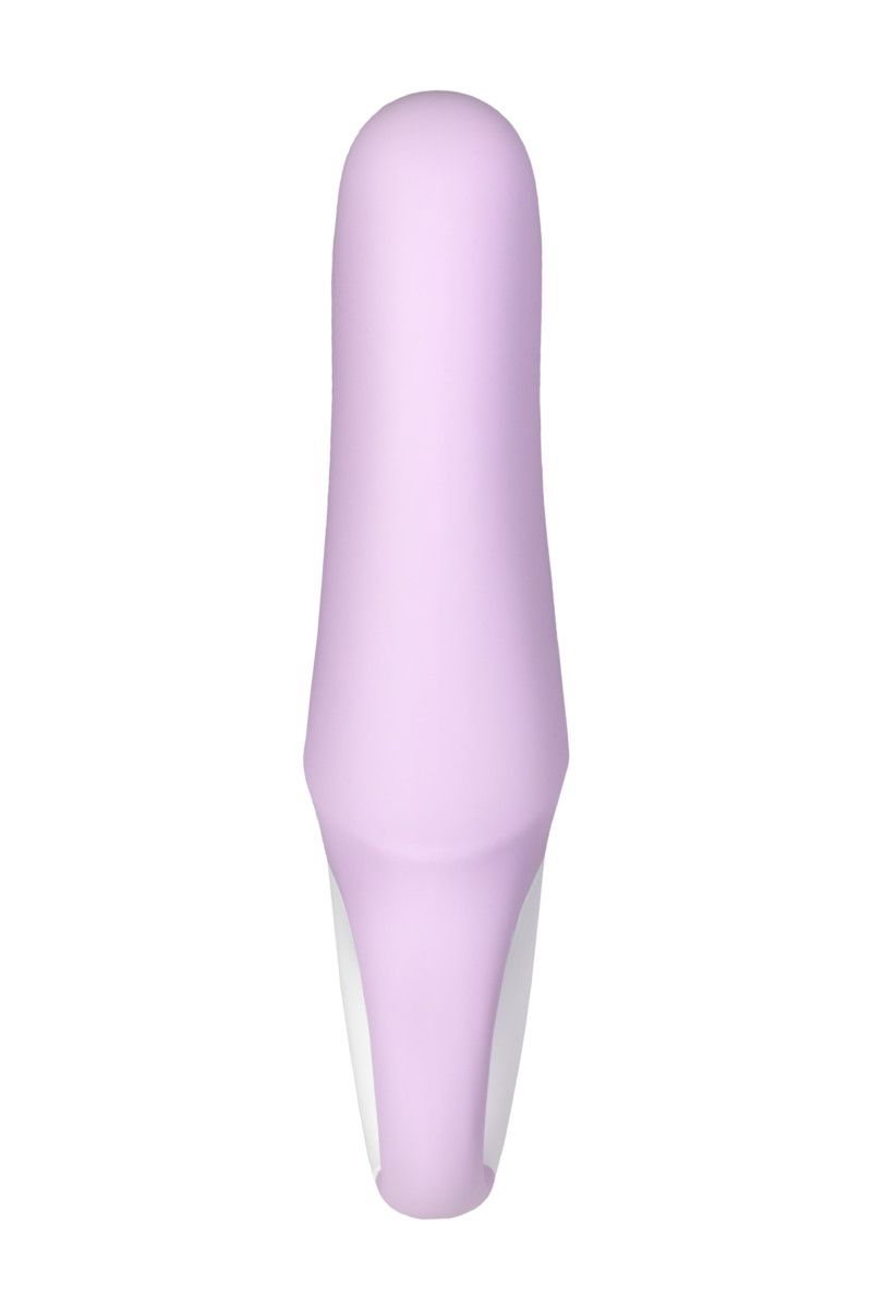 Сиреневый вибратор Satisfyer Charming Smile - 18,5 см.