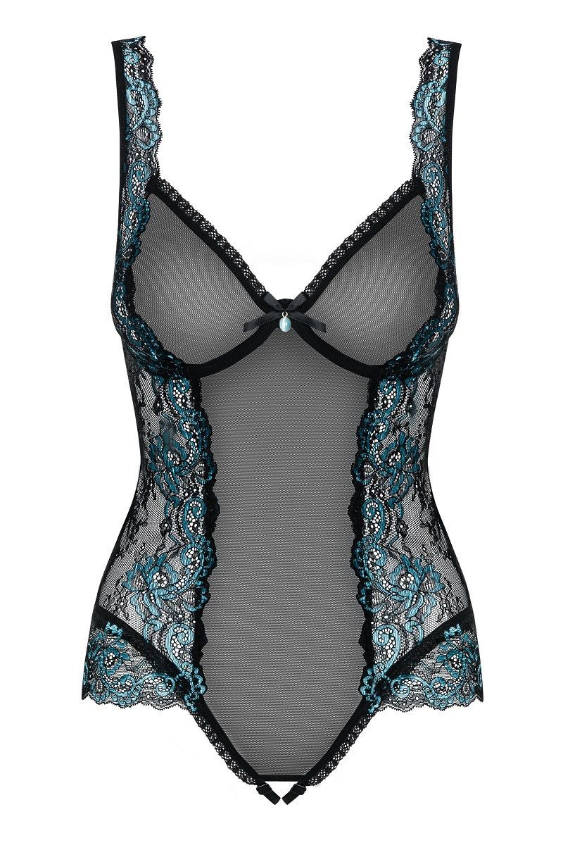 Полупрозрачный тедди Amanta с кружевным узором