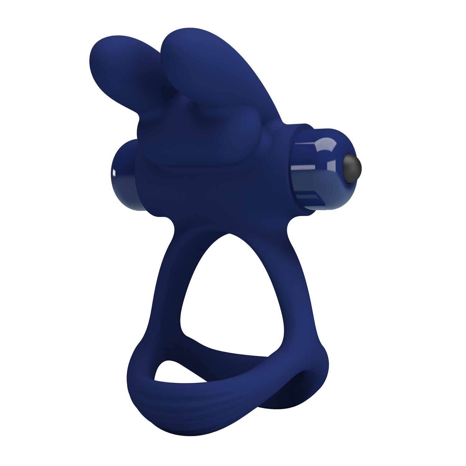 Синее эрекционное виброкольцо Francisco