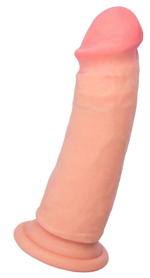 Телесный реалистичный фаллоимитатор RealStick Elite DILDO Tobias - 18 см.