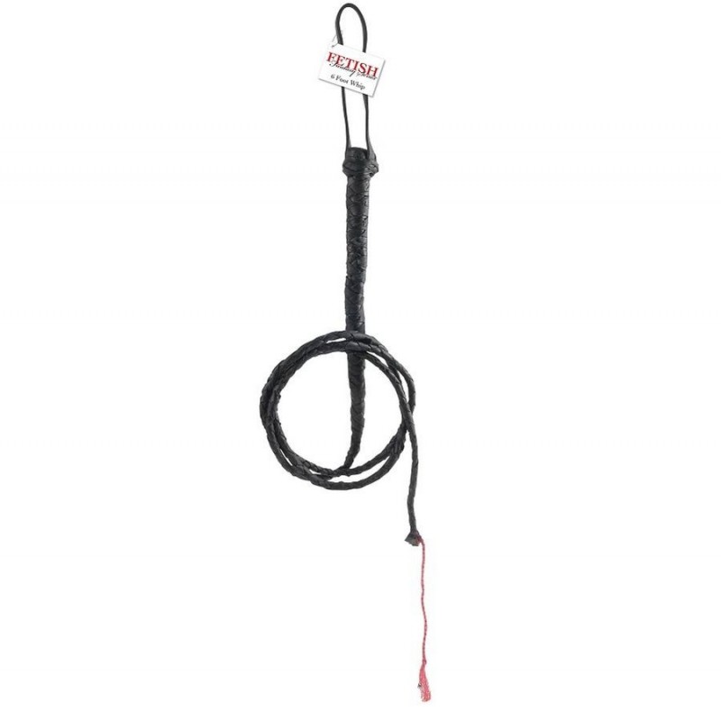 Черный кнут Black 6 foot Whip - 183 см.