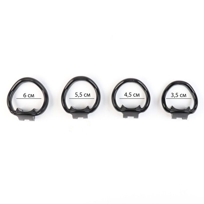 Черный мужской пояс верности «Оки-Чпоки»