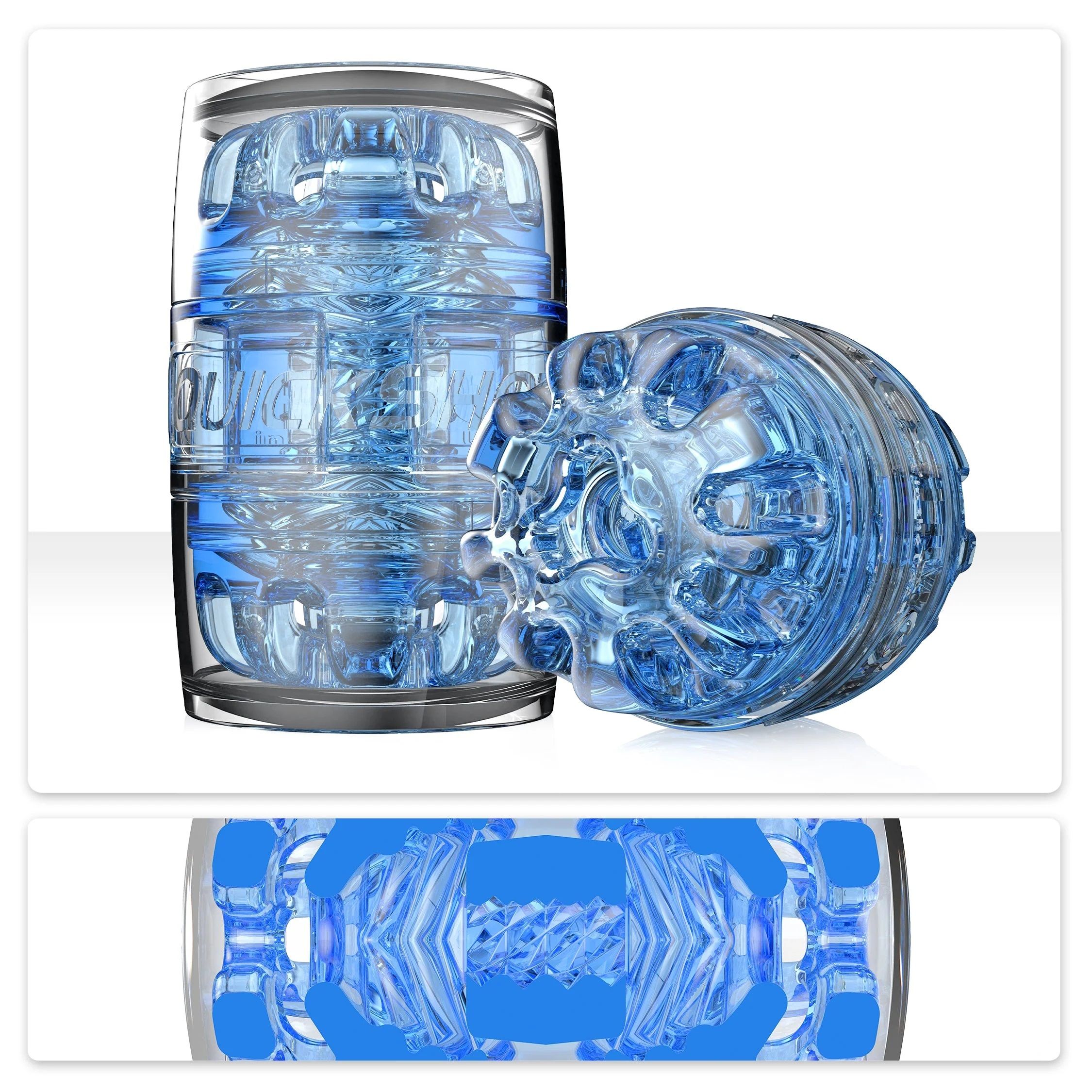 Мастурбатор Fleshlight Quickshot Turbo Blue Ice