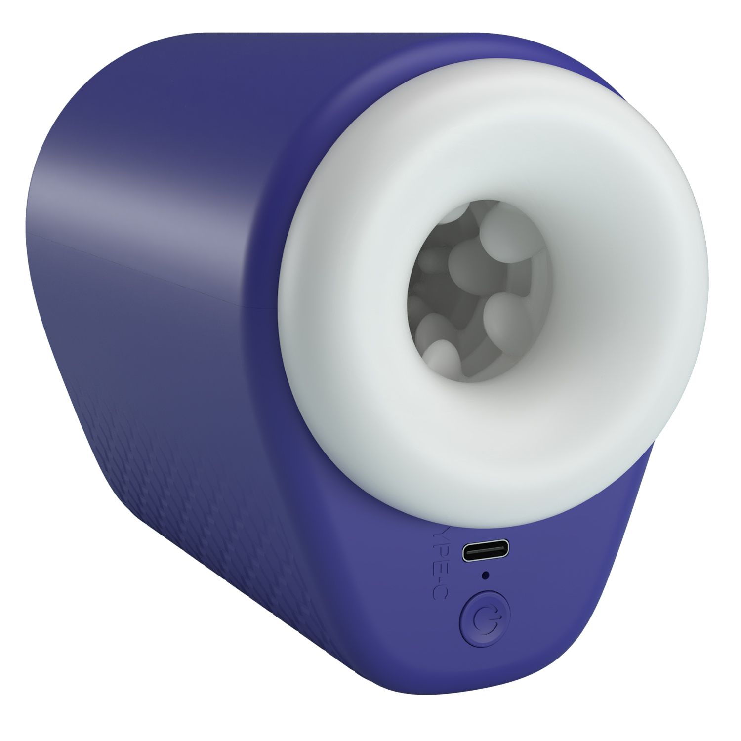 Синий автоматический вибромастурбатор Dj Lady