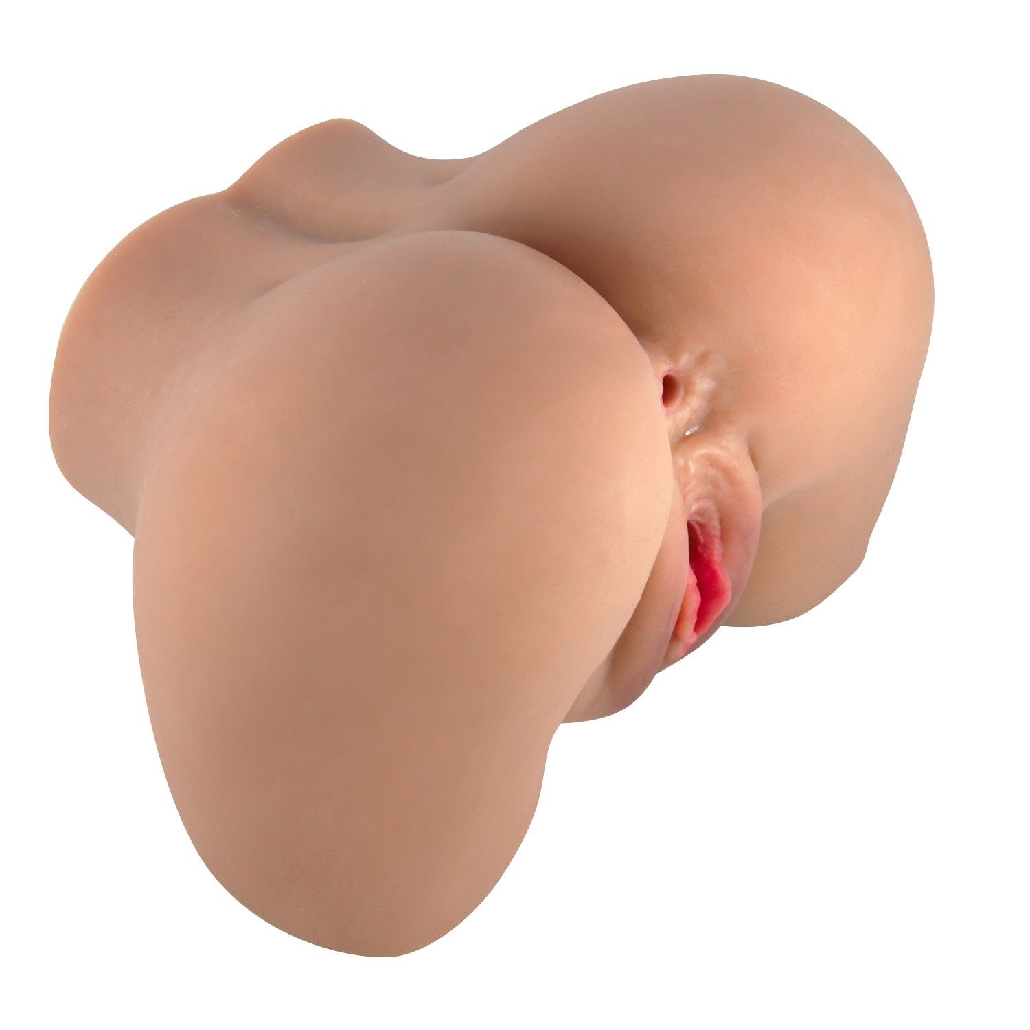 Карамельный мастурбатор-полуторс Mila с вибрацией