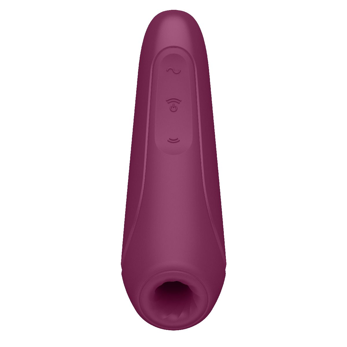 Бордовый вакуум-волновой стимулятор Satisfyer Curvy 1+