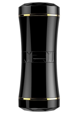 Двусторонний мастурбатор в колбе - вагина и анус