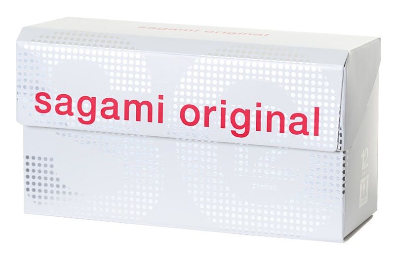 Ультратонкие презервативы Sagami Original 0.02 - 12 шт.