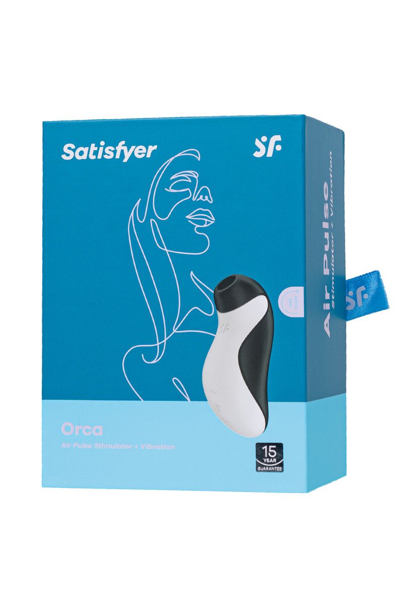 Вакуумный стимулятор клитора в форме косатки Satisfyer Orca