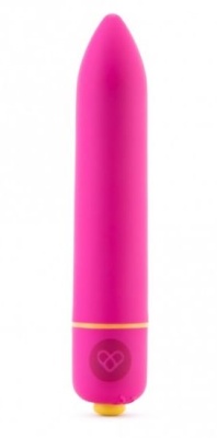 Розовая вибропуля Pink Vibe Power Bullet - 9 см.