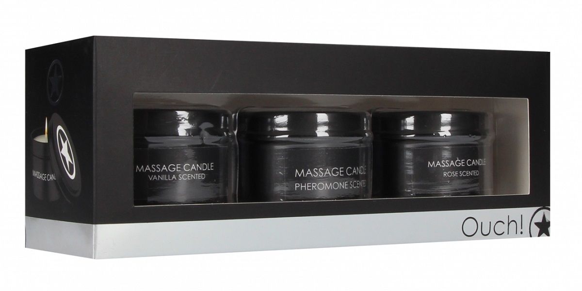 Набор из 3 массажных свечей Massage Candle Set