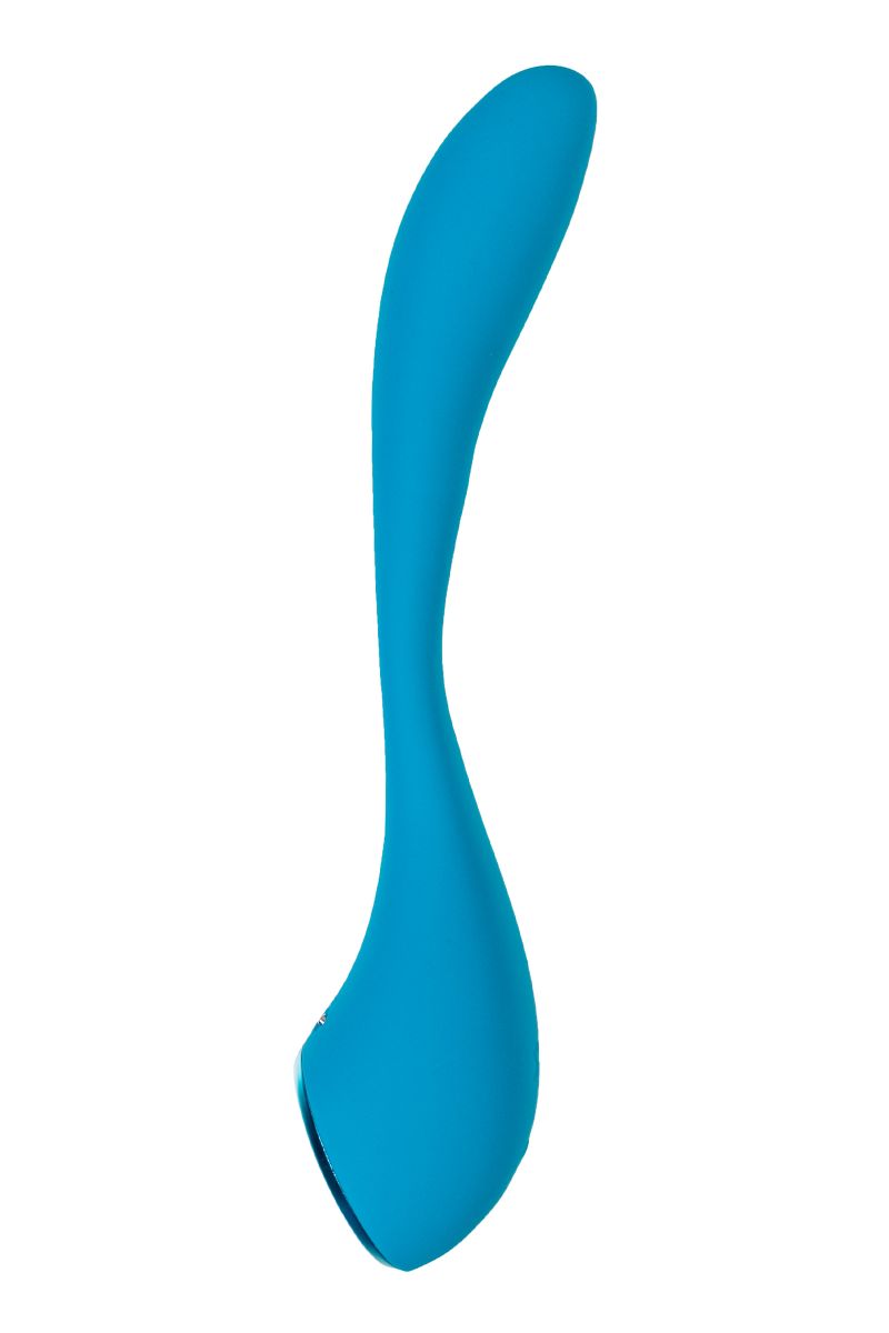 Синий гибкий вибратор Satisfyer G-Spot Flex 5+ - 19,6 см.