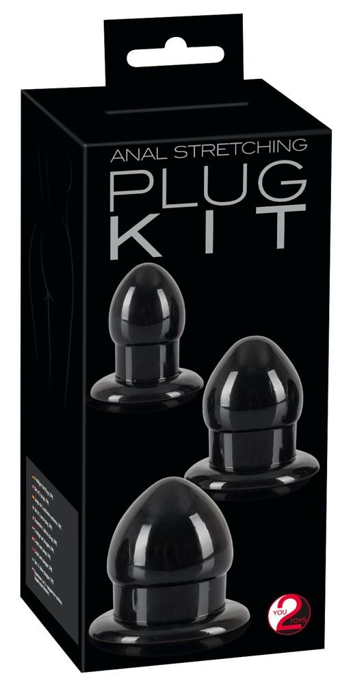 Набор растягивающих анальный вход пробок Anal Stretching Plug Kit