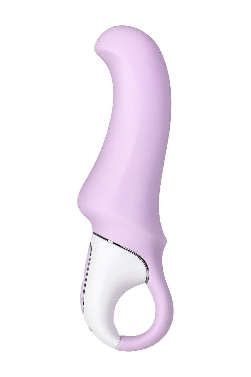 Сиреневый вибратор Satisfyer Charming Smile - 18,5 см.