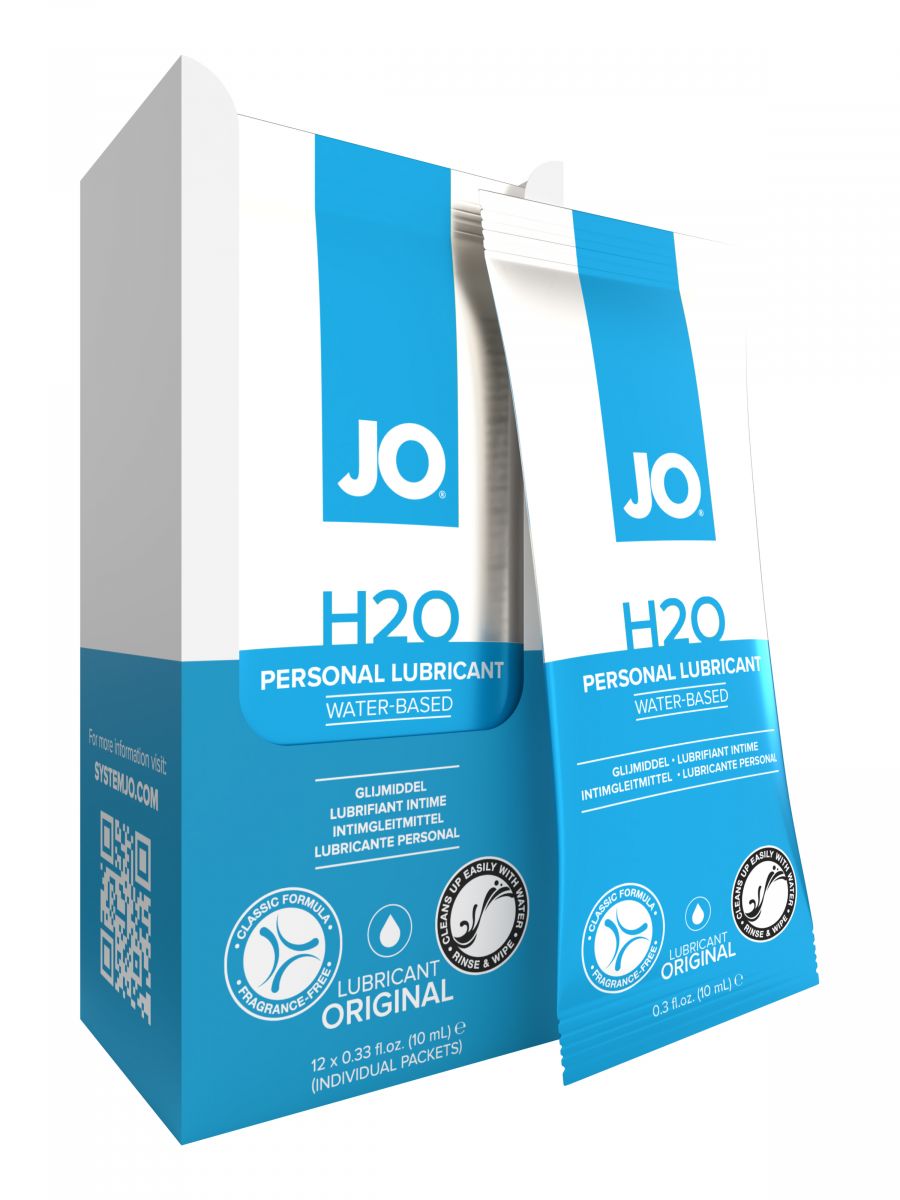 Лубрикант на водной основе JO Personal Lubricant H2O - 12 саше по 10 мл.