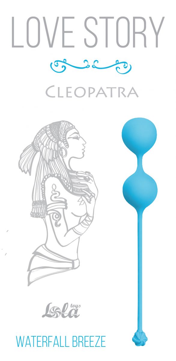 Голубые вагинальные шарики Cleopatra Waterfall Breeze