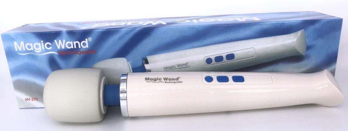 Беспроводной вибромассажер Magic Wand Rechargeable(аналог)