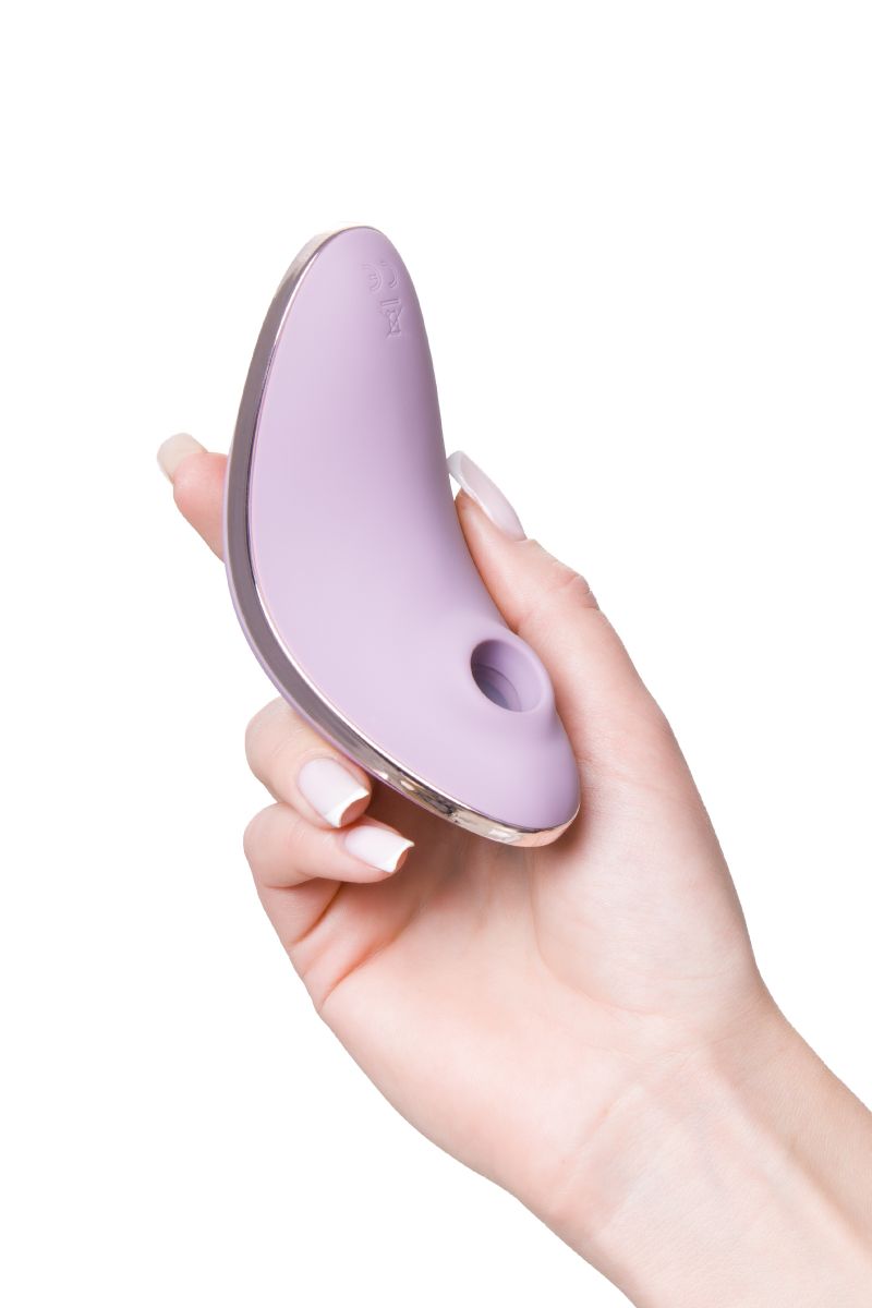 Сиреневый вакуум-волновой вибростимулятор клитора Satisfyer Vulva Lover 1