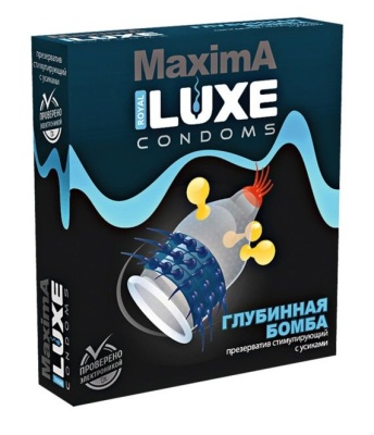 Презерватив LUXE Maxima «Глубинная бомба» - 1 шт.