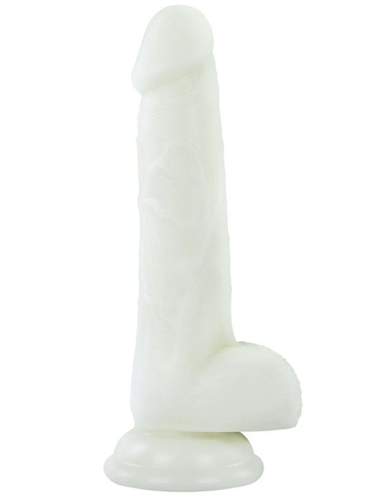 Светящийся в темноте фаллоимитатор 7 Inch Lumino Play Silicone Dildo - 18 см.