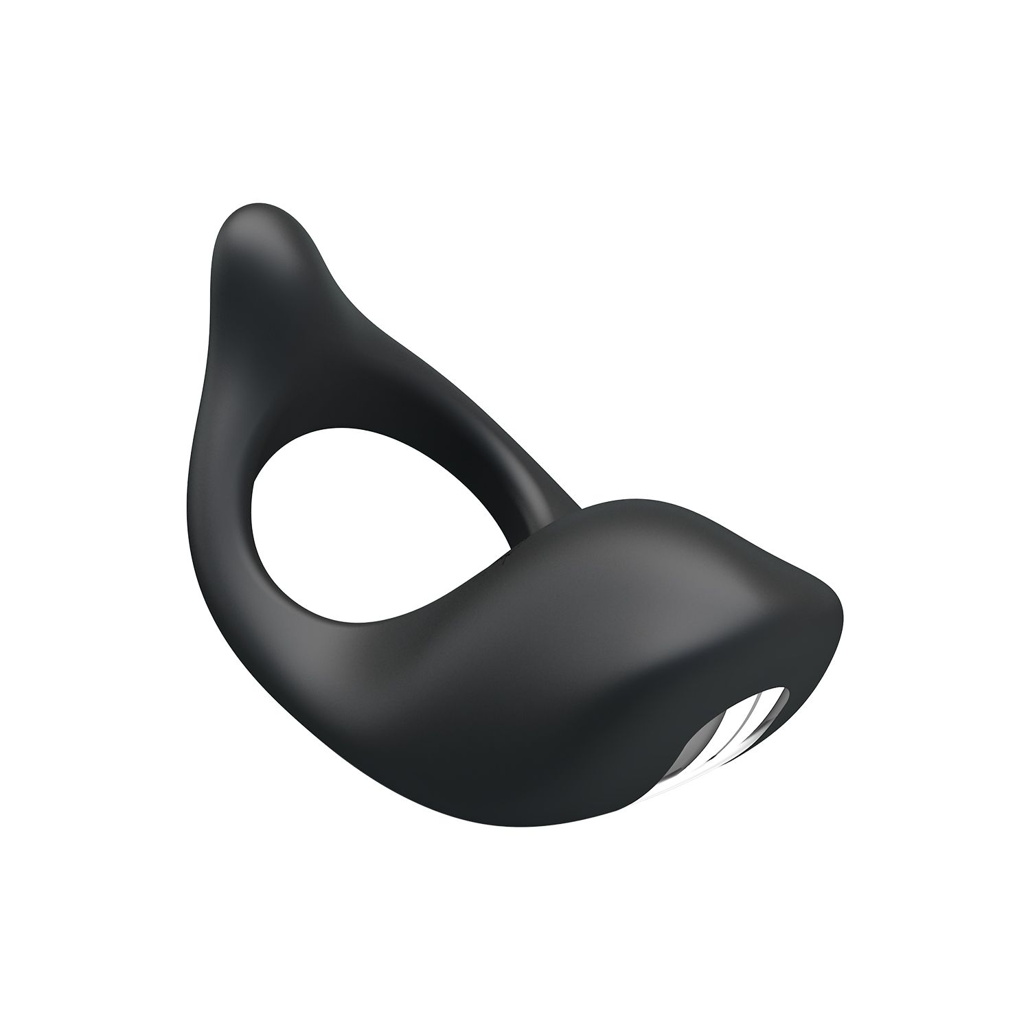 Черное перезаряжаемое эрекционное кольцо Gemma