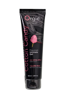 Интимный гель на водной осное Lube Tube Cotton Candy со вкусом сахарной ваты - 100 мл.