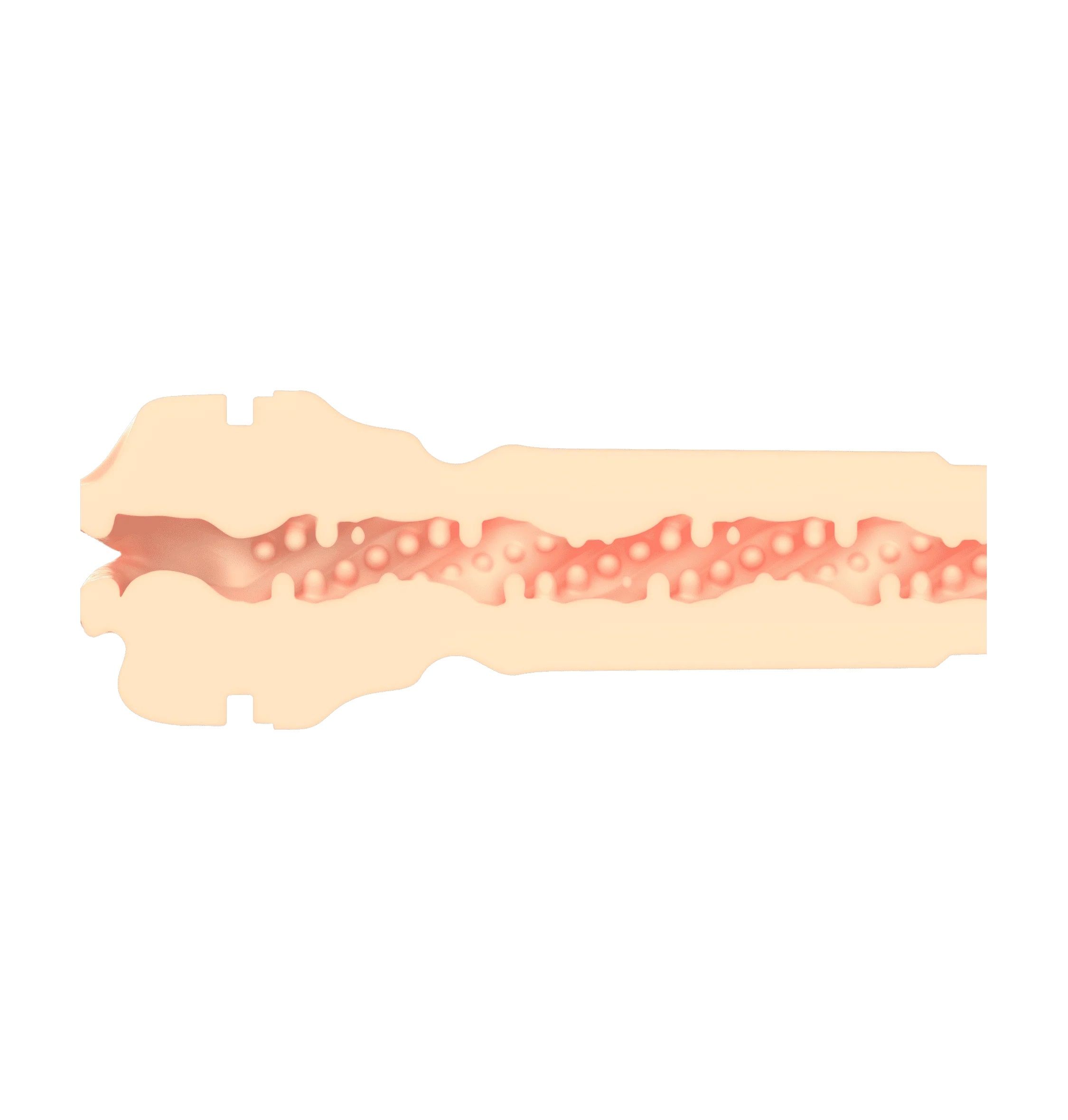 Телесный мастурбатор-ротик Feel Stroker Mouth