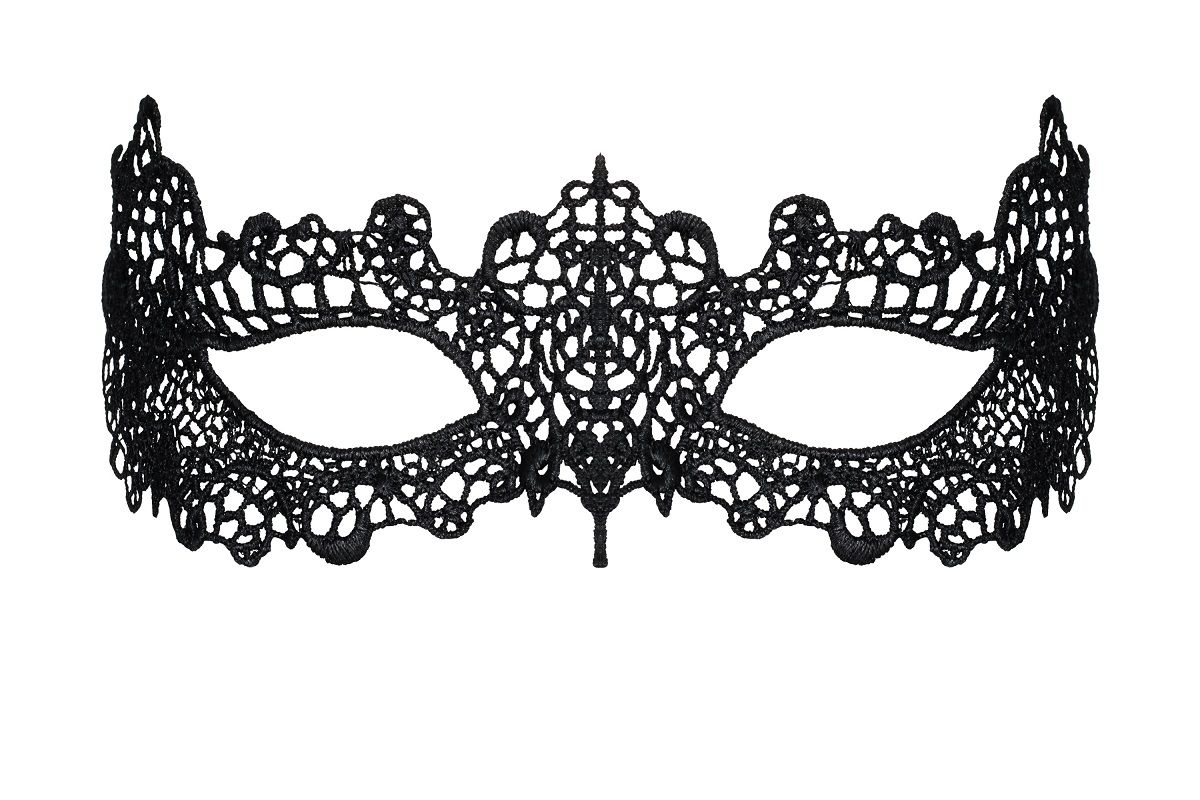 Ажурная маска с чуть приподнятыми краями