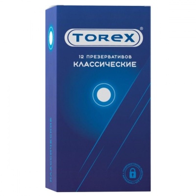 Гладкие презервативы Torex  Классические  - 12 шт.