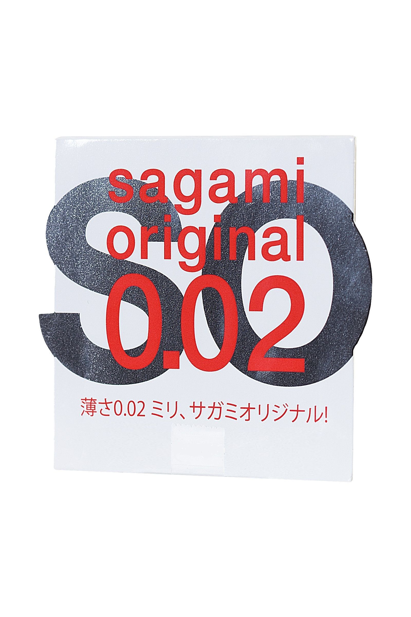 Ультратонкий презерватив Sagami Original 0.02 - 1 шт.