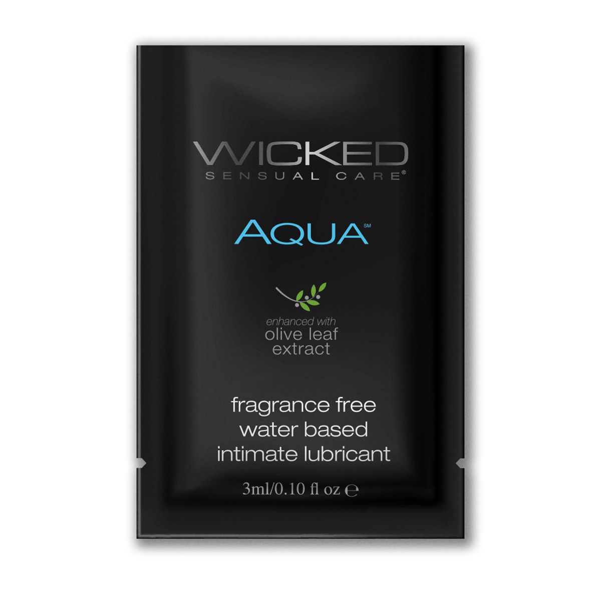 Легкий лубрикант на водной основе с алое Wicked Aqua - 3 мл.