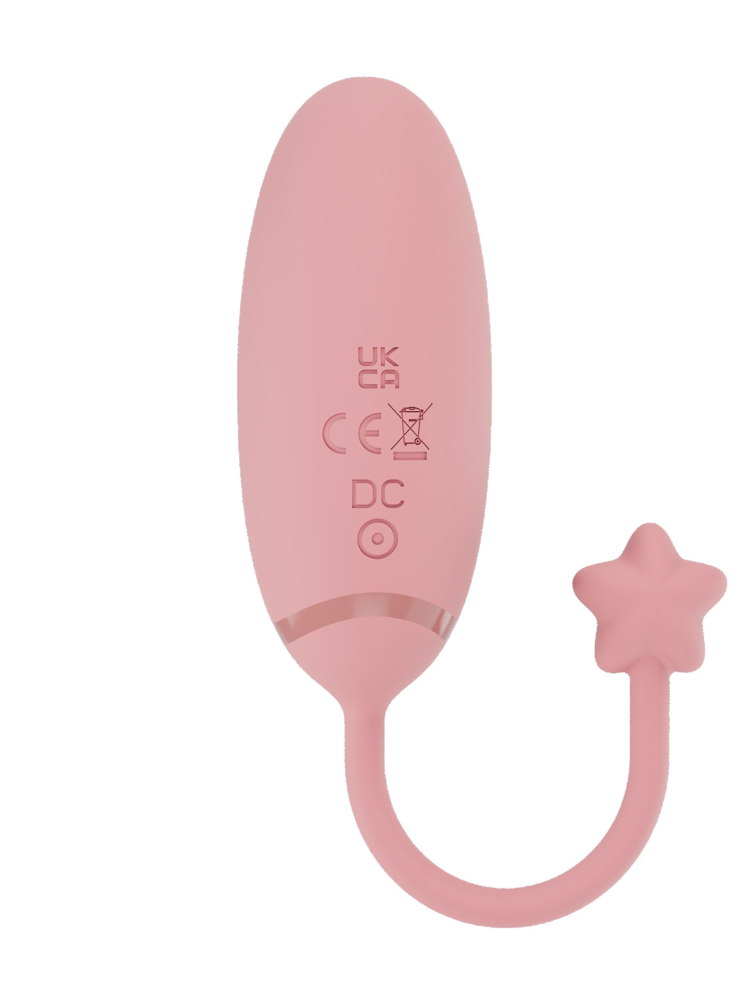 Нежно-розовое виброяйцо с управлением через приложение Diana