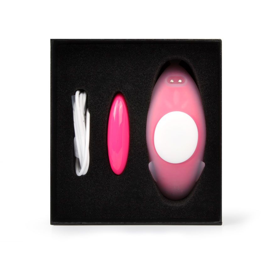 Розовый вибростимулятор Panty Vibrator для ношения в трусиках