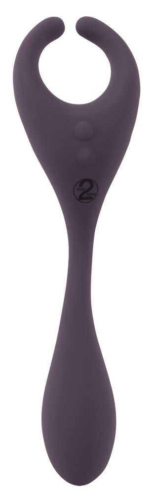 Фиолетовый универсальный вибратор Remote Controlled Couples Vibrator