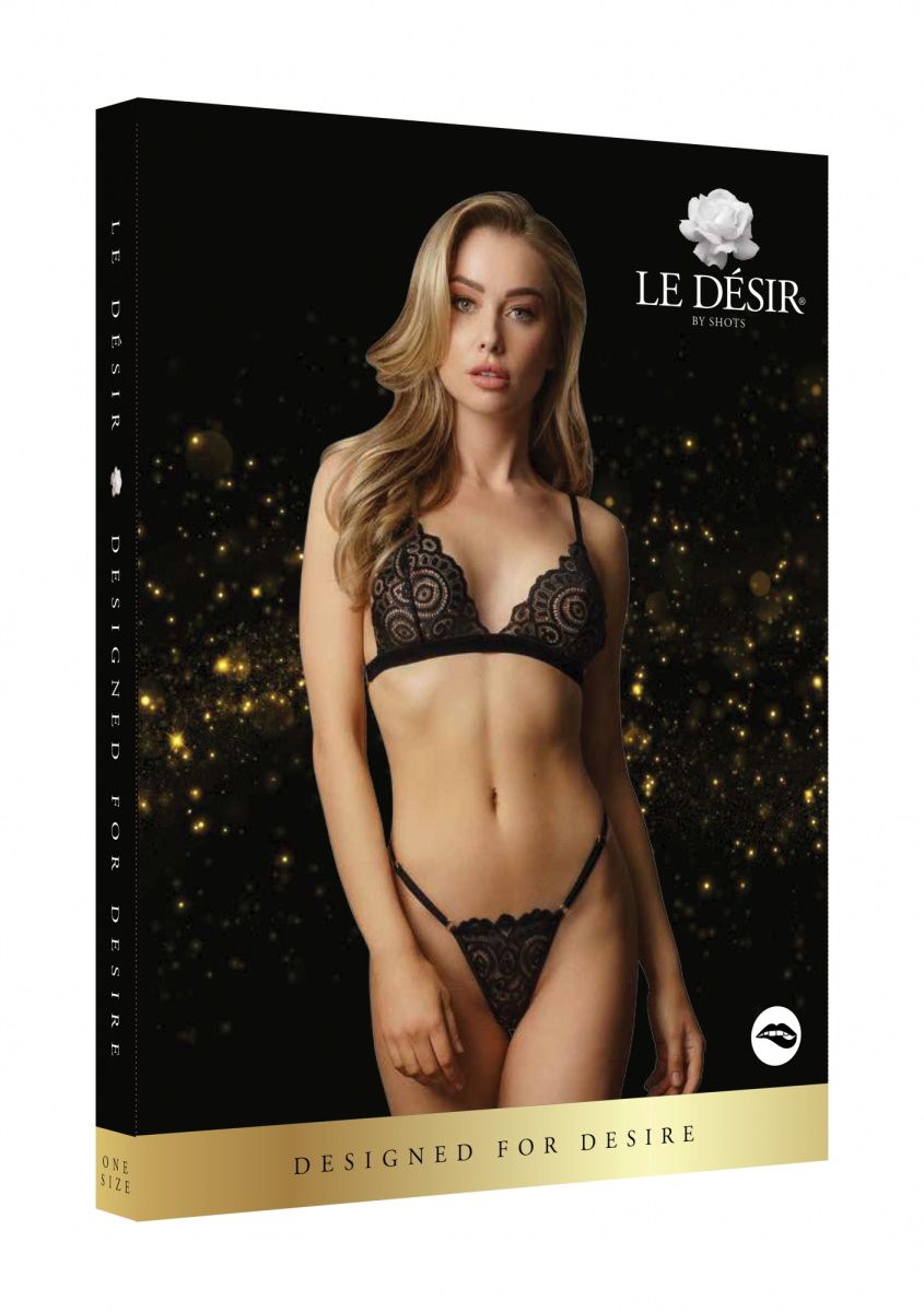 Великолепный комплект эротического белья Magic Lace Velvet Lingerie Set